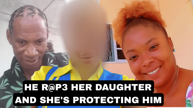 Robert Taylor from St Ann molested her daughter and she’s protecting him