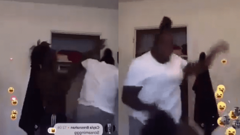 Woman Beats Up her Boyfriend After he Reportedly Started Punching her During Livestream